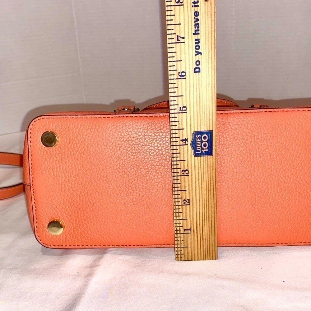 LIKE NEW — Michael Kors Bedford Legacy Satchel in Melon - Picture 10 of 11